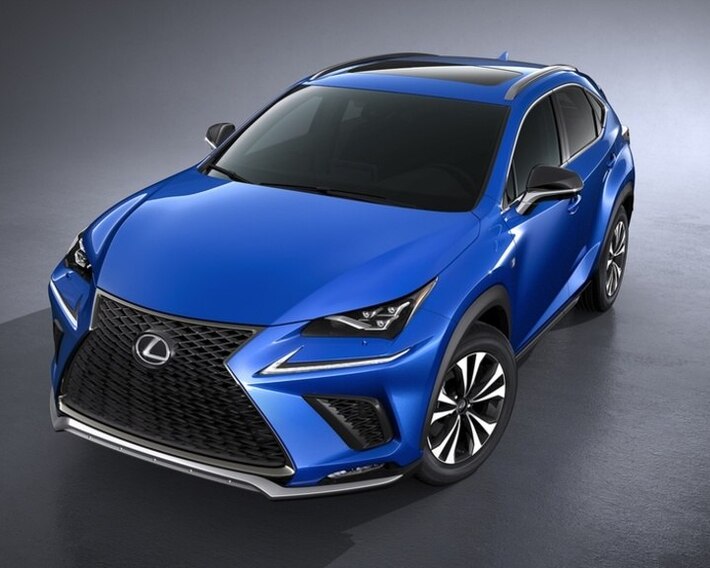 2022 Lexus NX 350h F Sport in Blazing Carnelian