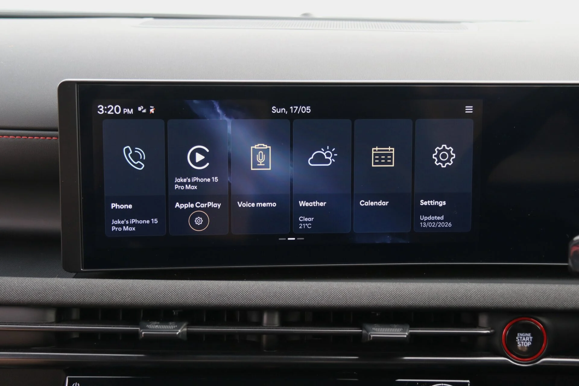 2026 Hyundai Tucson Hybrid Infotainment and Technology Screen