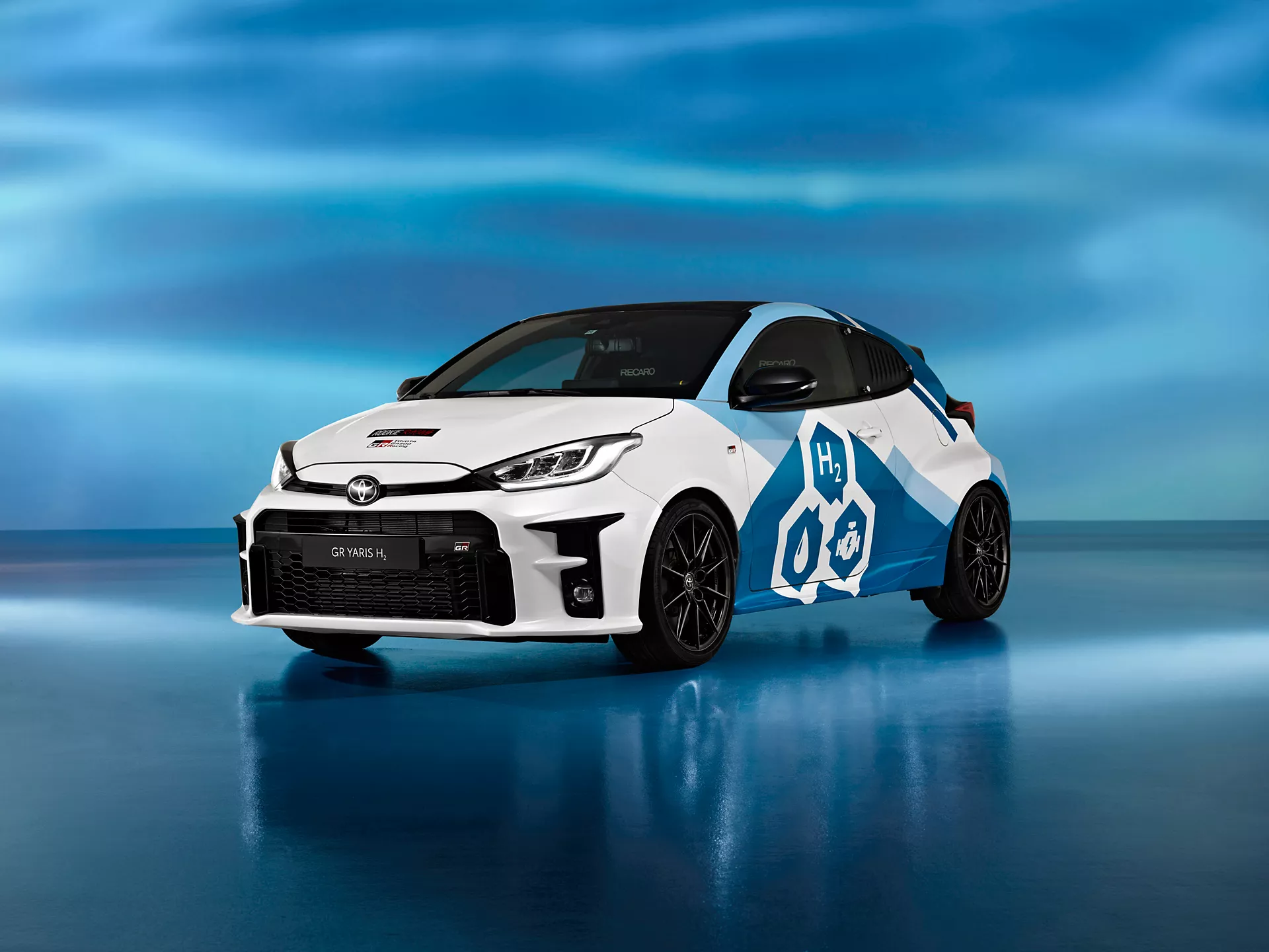 Toyota GR Corolla hydrogen combustion engine racing development