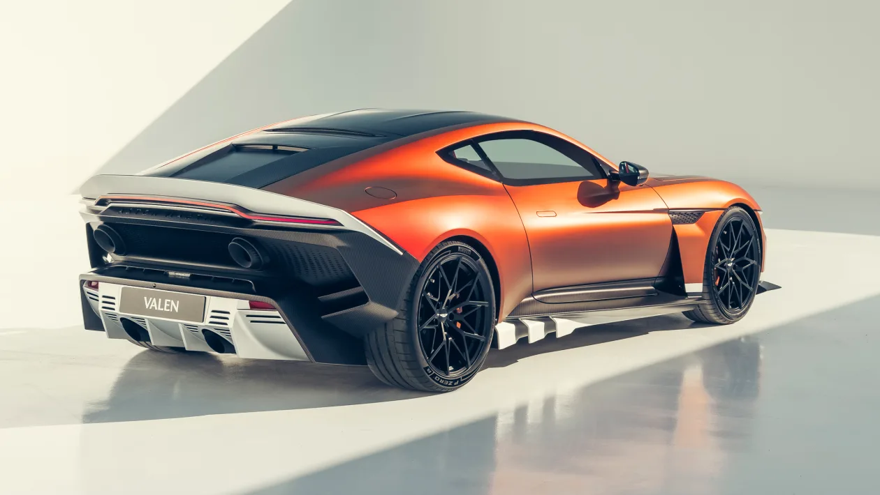 Aston Martin Valen Dynamic Driving Shot