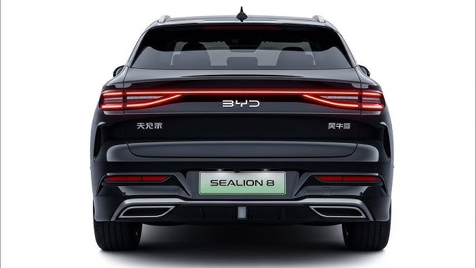 2026 BYD Sealion 08 EV Arxa Görünüş