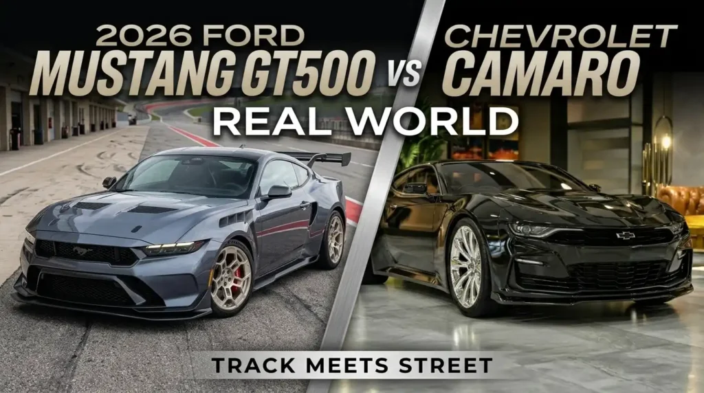 2026 Ford Mustang vs Chevrolet Camaro Side by Side