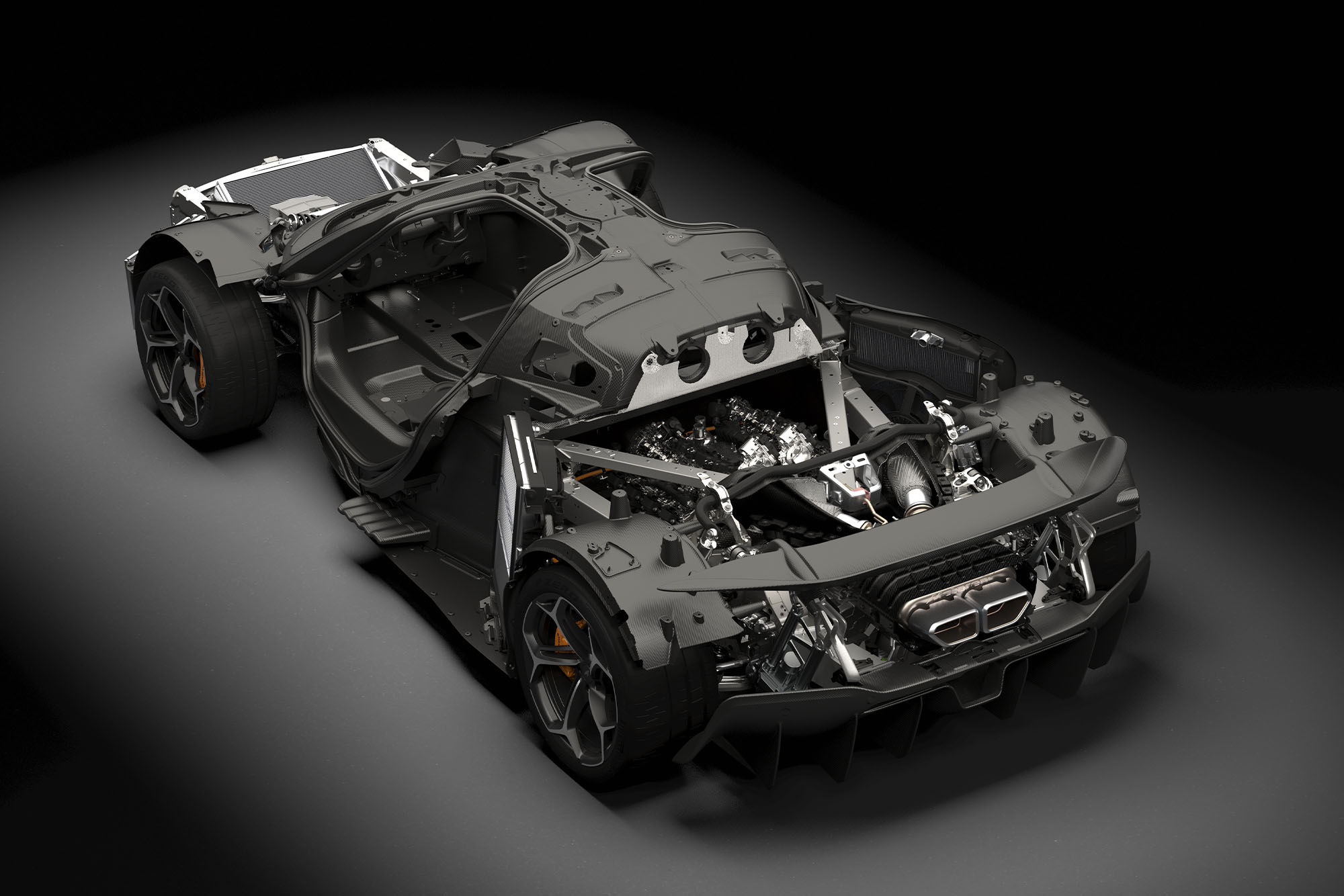 McLaren W1 2026 Engine Bay